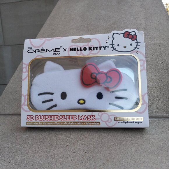 The Crème Shop x Hello Kitty 3D Plushie Sleep Mask - NIB - Picture 1 of 7